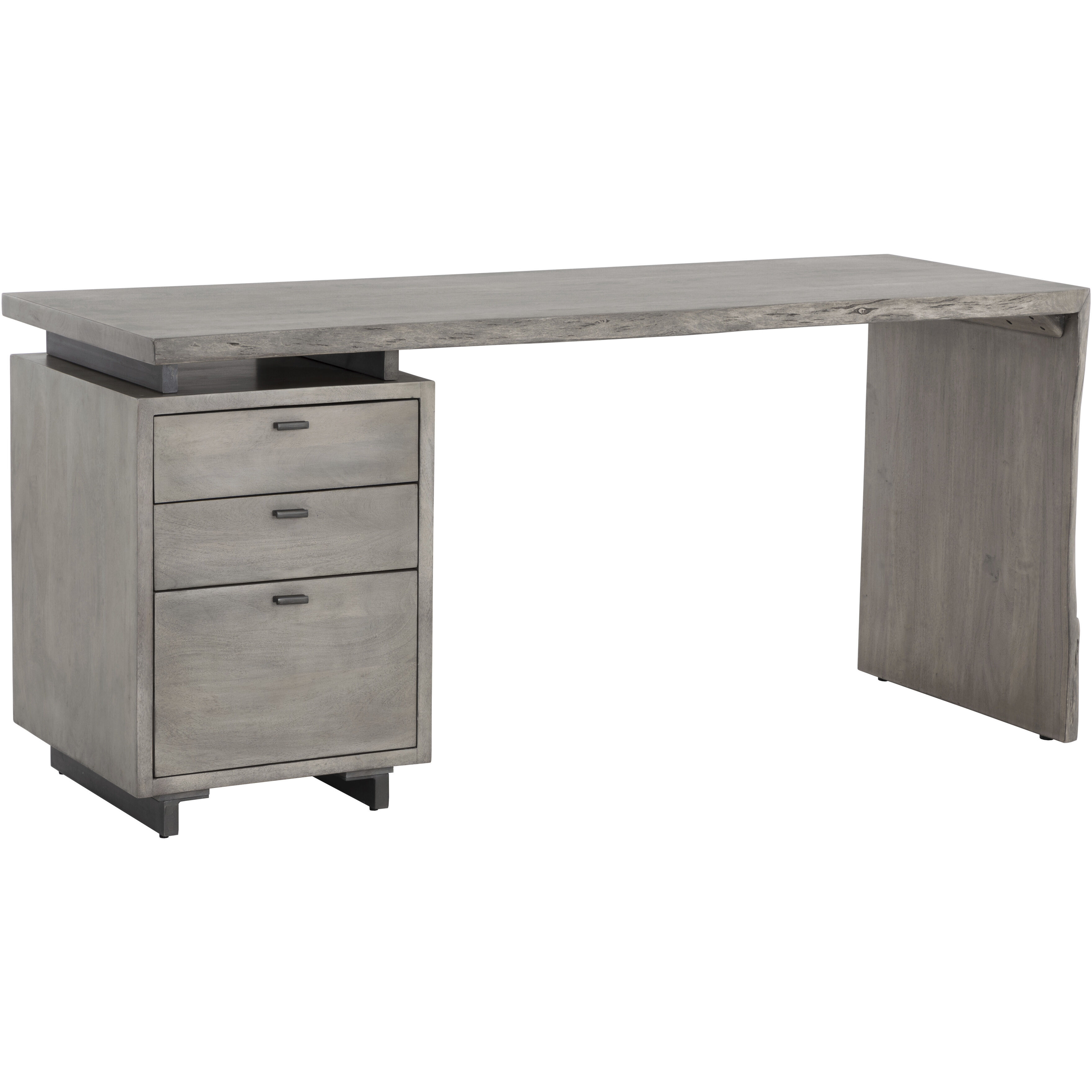 Lewis 66.25 X 24 inch Grey Desk